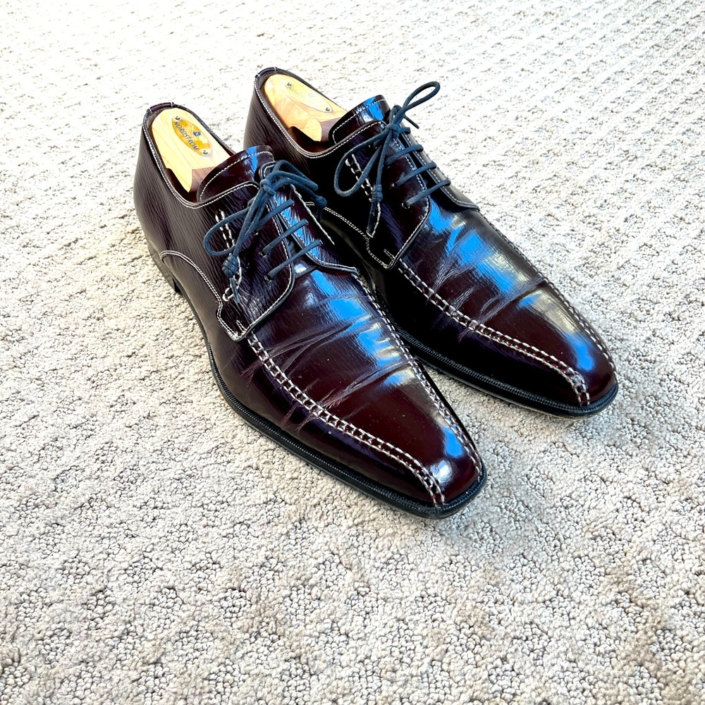 Patent Cordovan dress shoes